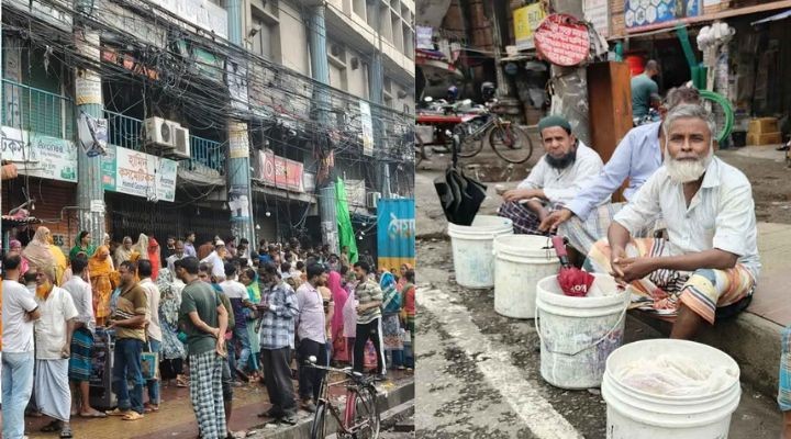 আজ কাজ পাবো তো! কাজের সন্ধানে অপেক্ষায় হাজারো শ্রমিক